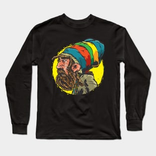 Rastaman Head Long Sleeve T-Shirt